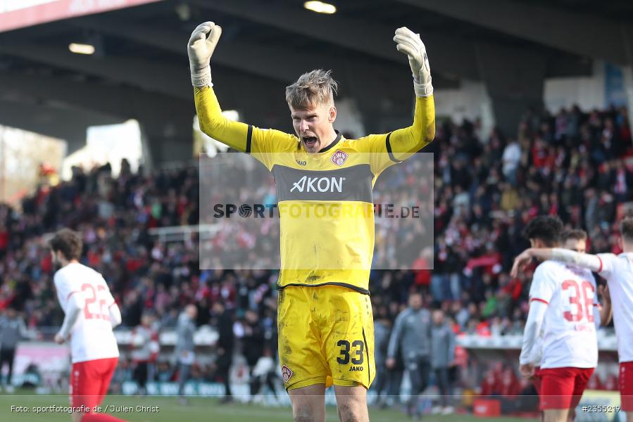 Eric Verstappen, AKON Arena, Würzburg, 25.03.2023, sport, action, Fussball, BFV, 29. Spieltag, Derby, Regionalliga Bayern, FWK, FC05, 1. FC Schweinfurt, FC Würzburger Kickers - Bild-ID: 2355219