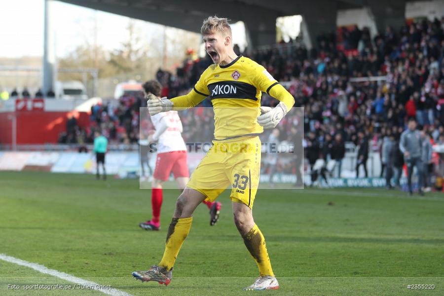 Eric Verstappen, AKON Arena, Würzburg, 25.03.2023, sport, action, Fussball, BFV, 29. Spieltag, Derby, Regionalliga Bayern, FWK, FC05, 1. FC Schweinfurt, FC Würzburger Kickers - Bild-ID: 2355220