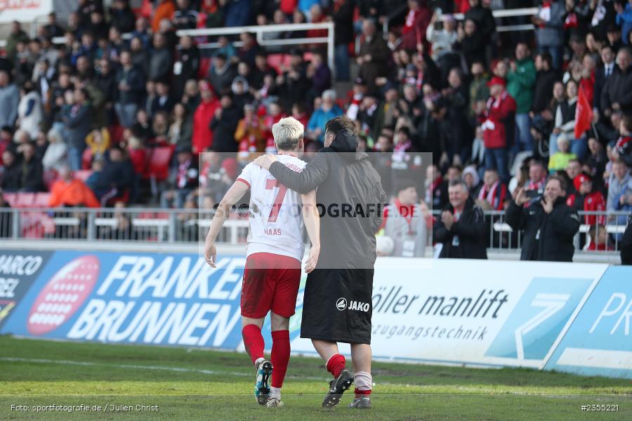Thomas Haas, AKON Arena, Würzburg, 25.03.2023, sport, action, Fussball, BFV, 29. Spieltag, Derby, Regionalliga Bayern, FWK, FC05, 1. FC Schweinfurt, FC Würzburger Kickers - Bild-ID: 2355221