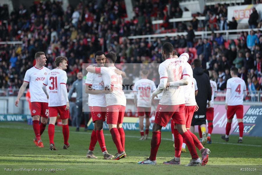 Fabrice Montcheu, AKON Arena, Würzburg, 25.03.2023, sport, action, Fussball, BFV, 29. Spieltag, Derby, Regionalliga Bayern, FWK, FC05, 1. FC Schweinfurt, FC Würzburger Kickers - Bild-ID: 2355224