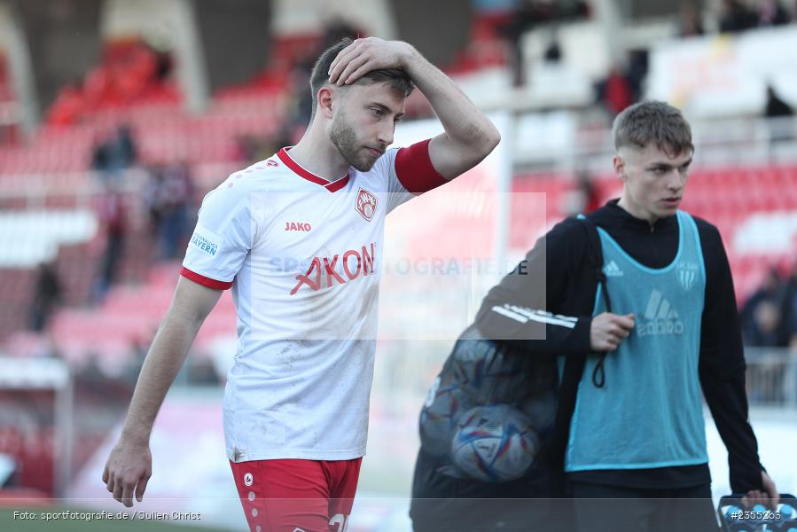 Dominik Meisel, AKON Arena, Würzburg, 25.03.2023, sport, action, Fussball, BFV, 29. Spieltag, Derby, Regionalliga Bayern, FWK, FC05, 1. FC Schweinfurt, FC Würzburger Kickers - Bild-ID: 2355263