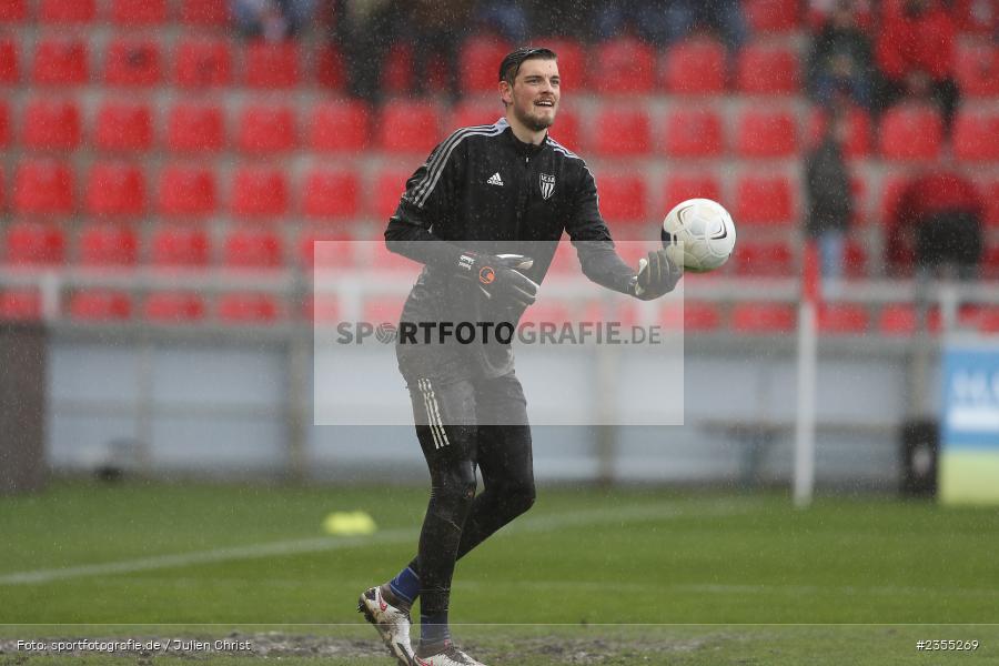 Bennet Schmidt, AKON Arena, Würzburg, 25.03.2023, sport, action, Fussball, BFV, 29. Spieltag, Derby, Regionalliga Bayern, FWK, FC05, 1. FC Schweinfurt, FC Würzburger Kickers - Bild-ID: 2355269