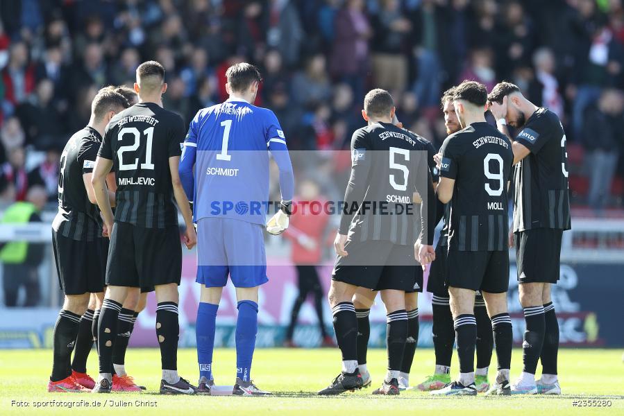AKON Arena, Würzburg, 25.03.2023, sport, action, Fussball, BFV, 29. Spieltag, Derby, Regionalliga Bayern, FWK, FC05, 1. FC Schweinfurt, FC Würzburger Kickers - Bild-ID: 2355280