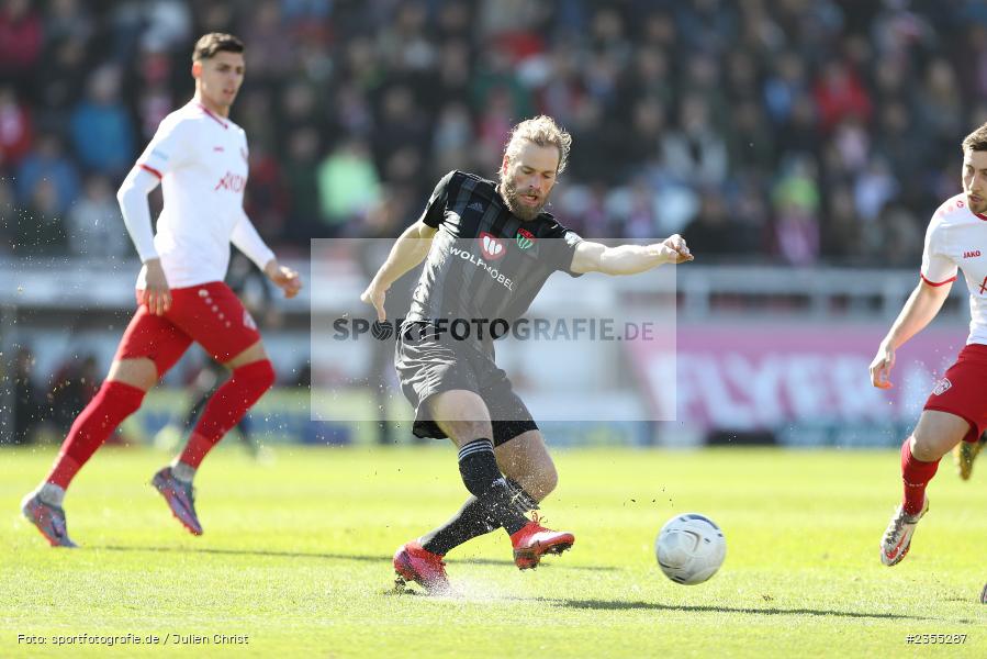 Kristian Böhnlein, AKON Arena, Würzburg, 25.03.2023, sport, action, Fussball, BFV, 29. Spieltag, Derby, Regionalliga Bayern, FWK, FC05, 1. FC Schweinfurt, FC Würzburger Kickers - Bild-ID: 2355287