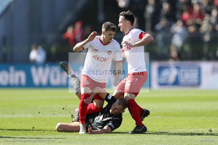 Benjamin Hadžić, AKON Arena, Würzburg, 25.03.2023, sport, action, Fussball, BFV, 29. Spieltag, Derby, Regionalliga Bayern, FWK, FC05, 1. FC Schweinfurt, FC Würzburger Kickers - Bild-ID: 2355288