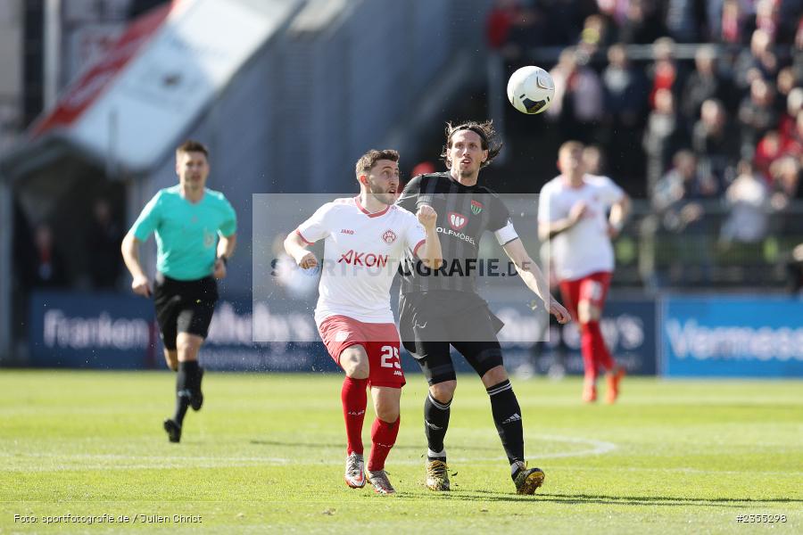 Dominik Meisel, AKON Arena, Würzburg, 25.03.2023, sport, action, Fussball, BFV, 29. Spieltag, Derby, Regionalliga Bayern, FWK, FC05, 1. FC Schweinfurt, FC Würzburger Kickers - Bild-ID: 2355298