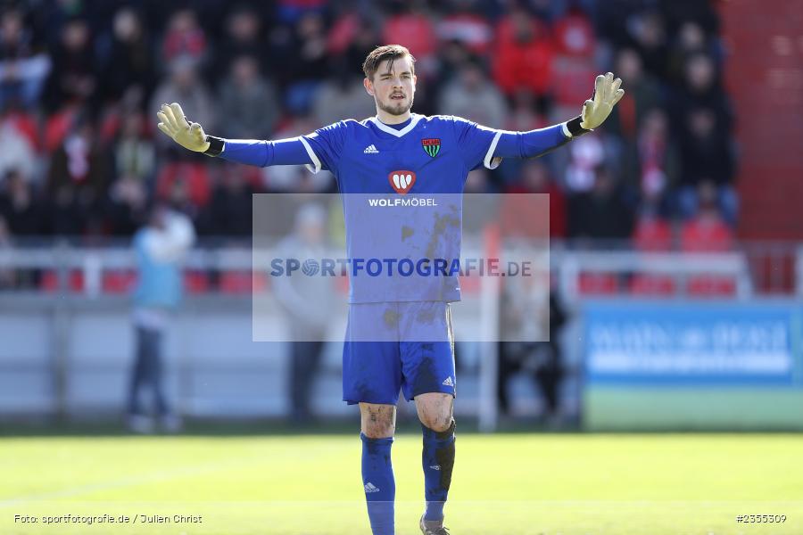 Bennet Schmidt, AKON Arena, Würzburg, 25.03.2023, sport, action, Fussball, BFV, 29. Spieltag, Derby, Regionalliga Bayern, FWK, FC05, 1. FC Schweinfurt, FC Würzburger Kickers - Bild-ID: 2355309