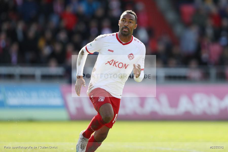 Saliou Sané, AKON Arena, Würzburg, 25.03.2023, sport, action, Fussball, BFV, 29. Spieltag, Derby, Regionalliga Bayern, FWK, FC05, 1. FC Schweinfurt, FC Würzburger Kickers - Bild-ID: 2355312