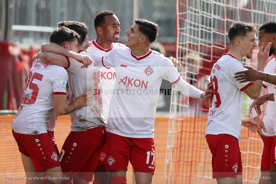 AKON Arena, Würzburg, 25.03.2023, sport, action, Fussball, BFV, 29. Spieltag, Derby, Regionalliga Bayern, FWK, FC05, 1. FC Schweinfurt, FC Würzburger Kickers - Bild-ID: 2355321