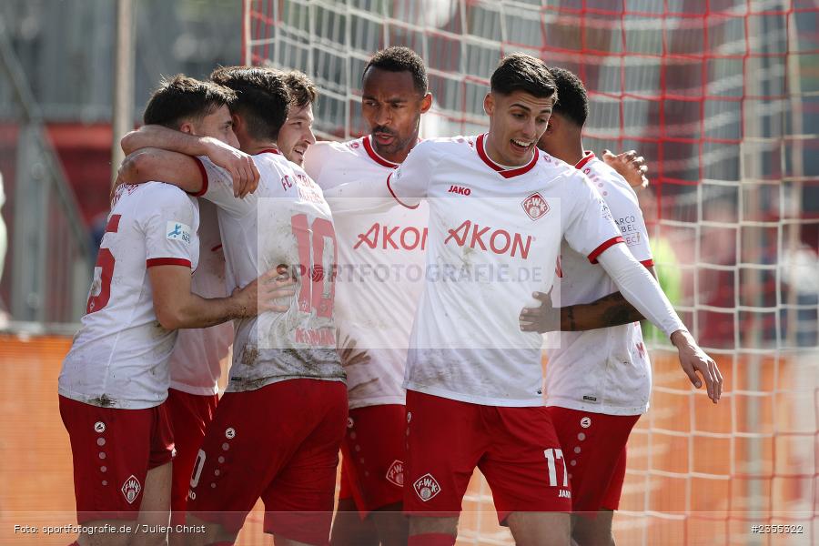 AKON Arena, Würzburg, 25.03.2023, sport, action, Fussball, BFV, 29. Spieltag, Derby, Regionalliga Bayern, FWK, FC05, 1. FC Schweinfurt, FC Würzburger Kickers - Bild-ID: 2355322