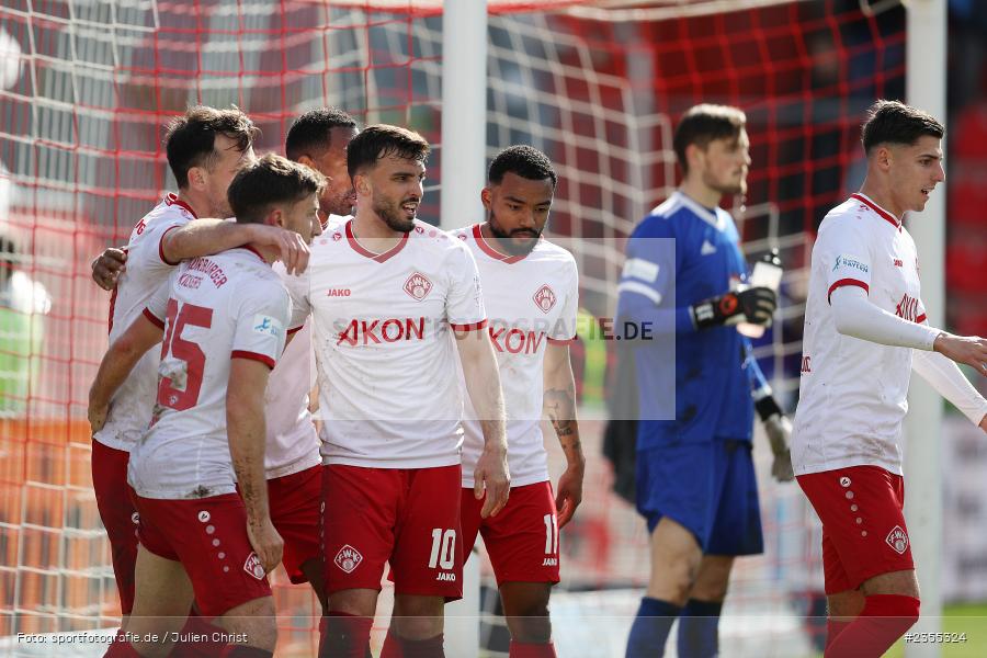 AKON Arena, Würzburg, 25.03.2023, sport, action, Fussball, BFV, 29. Spieltag, Derby, Regionalliga Bayern, FWK, FC05, 1. FC Schweinfurt, FC Würzburger Kickers - Bild-ID: 2355324