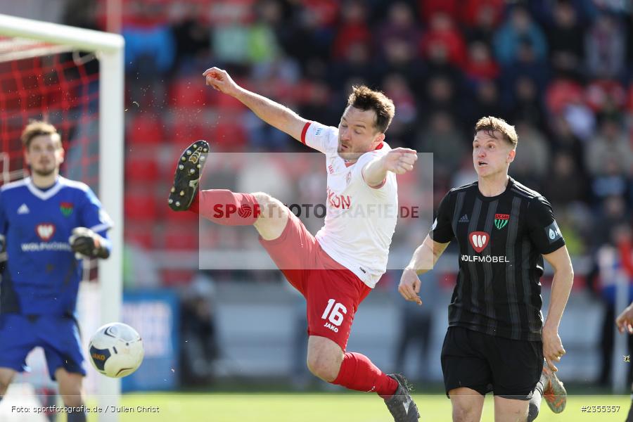 Peter Kurzweg, AKON Arena, Würzburg, 25.03.2023, sport, action, Fussball, BFV, 29. Spieltag, Derby, Regionalliga Bayern, FWK, FC05, 1. FC Schweinfurt, FC Würzburger Kickers - Bild-ID: 2355357