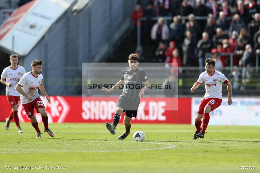 Pascal Moll, AKON Arena, Würzburg, 25.03.2023, sport, action, Fussball, BFV, 29. Spieltag, Derby, Regionalliga Bayern, FWK, FC05, 1. FC Schweinfurt, FC Würzburger Kickers - Bild-ID: 2355360