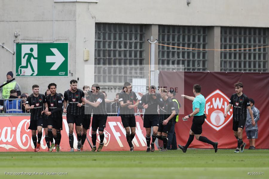 Lucas Zeller, AKON Arena, Würzburg, 25.03.2023, sport, action, Fussball, BFV, 29. Spieltag, Derby, Regionalliga Bayern, FWK, FC05, 1. FC Schweinfurt, FC Würzburger Kickers - Bild-ID: 2355371
