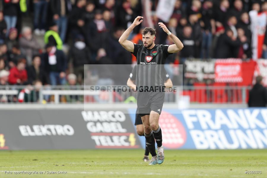 Lucas Zeller, AKON Arena, Würzburg, 25.03.2023, sport, action, Fussball, BFV, 29. Spieltag, Derby, Regionalliga Bayern, FWK, FC05, 1. FC Schweinfurt, FC Würzburger Kickers - Bild-ID: 2355373