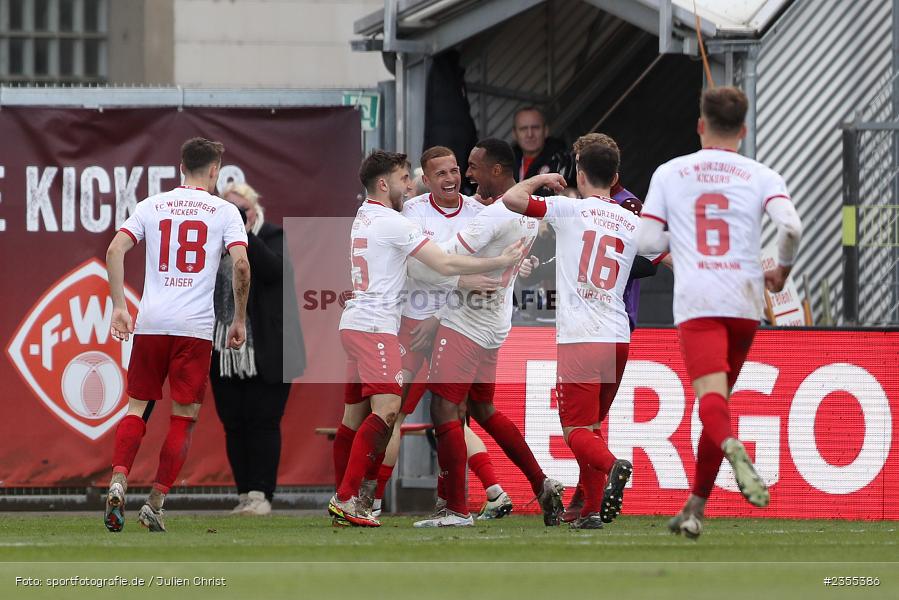 Saliou Sané, AKON Arena, Würzburg, 25.03.2023, sport, action, Fussball, BFV, 29. Spieltag, Derby, Regionalliga Bayern, FWK, FC05, 1. FC Schweinfurt, FC Würzburger Kickers - Bild-ID: 2355386