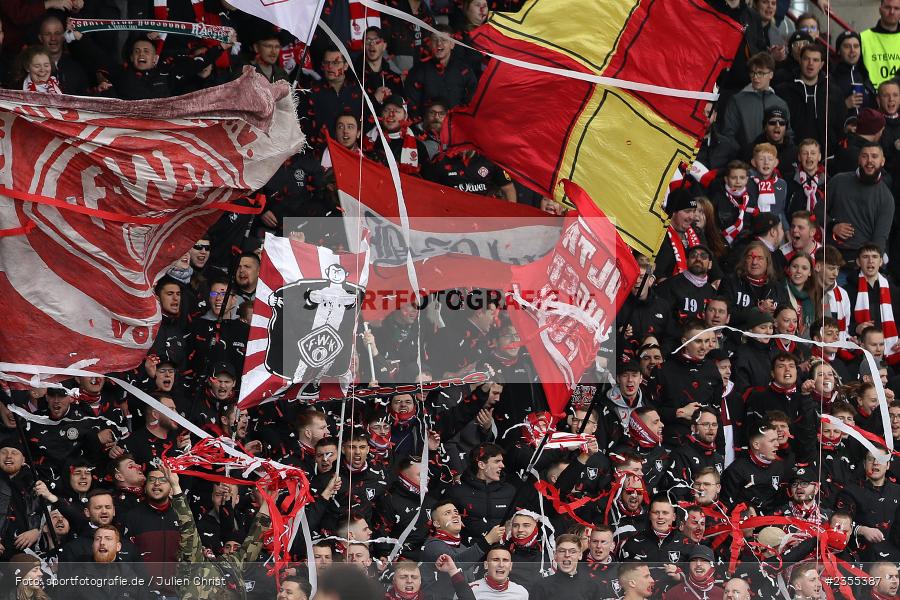 AKON Arena, Würzburg, 25.03.2023, sport, action, Fussball, BFV, 29. Spieltag, Derby, Regionalliga Bayern, FWK, FC05, 1. FC Schweinfurt, FC Würzburger Kickers - Bild-ID: 2355387