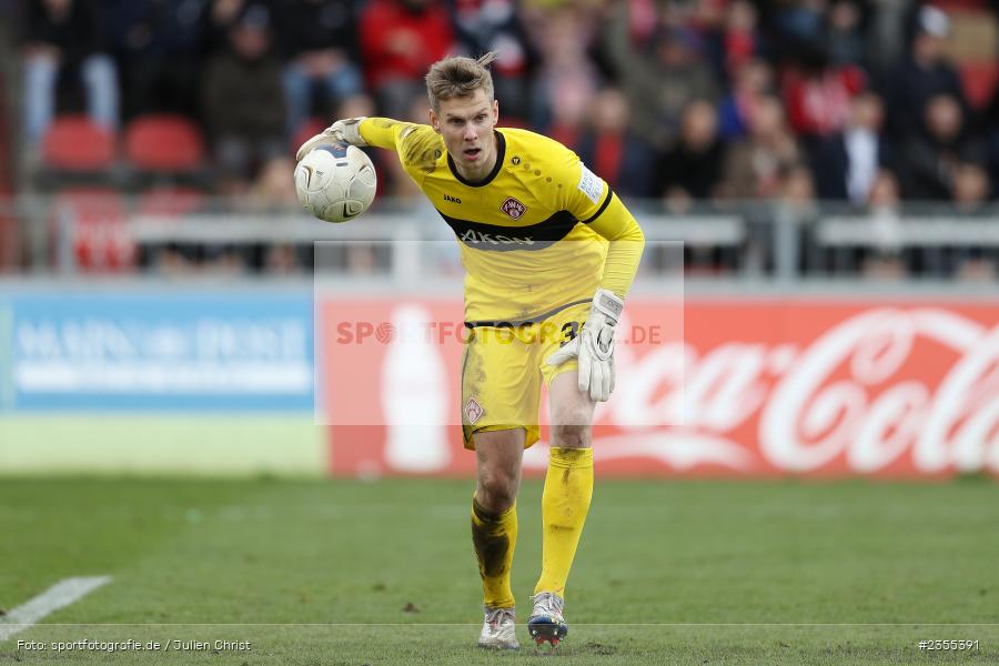 Eric Verstappen, AKON Arena, Würzburg, 25.03.2023, sport, action, Fussball, BFV, 29. Spieltag, Derby, Regionalliga Bayern, FWK, FC05, 1. FC Schweinfurt, FC Würzburger Kickers - Bild-ID: 2355391