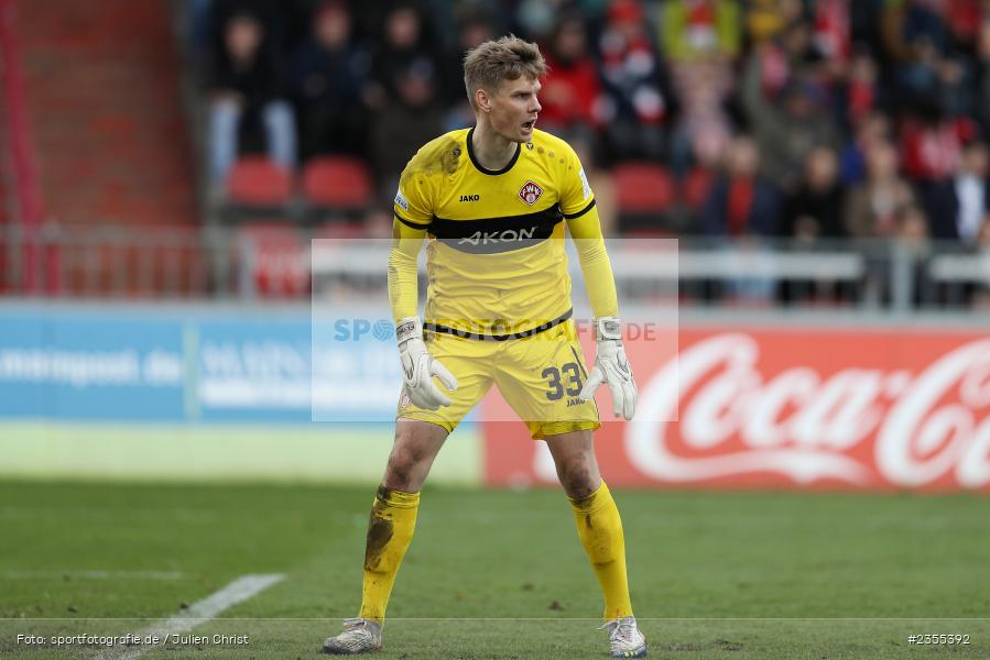 Eric Verstappen, AKON Arena, Würzburg, 25.03.2023, sport, action, Fussball, BFV, 29. Spieltag, Derby, Regionalliga Bayern, FWK, FC05, 1. FC Schweinfurt, FC Würzburger Kickers - Bild-ID: 2355392