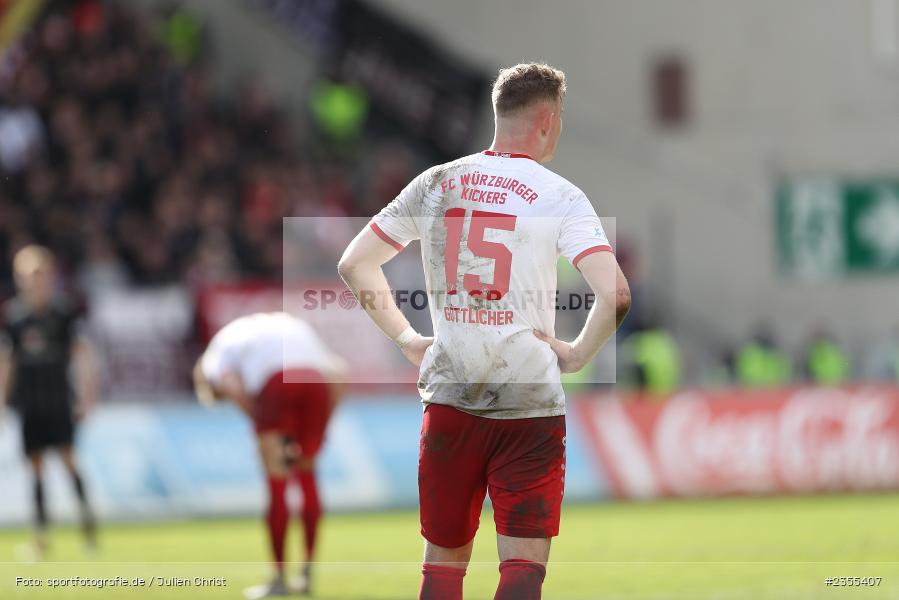 Felix Göttlicher, AKON Arena, Würzburg, 25.03.2023, sport, action, Fussball, BFV, 29. Spieltag, Derby, Regionalliga Bayern, FWK, FC05, 1. FC Schweinfurt, FC Würzburger Kickers - Bild-ID: 2355407
