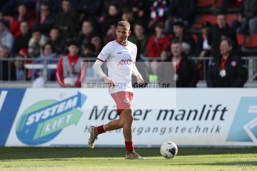 Benyas Solomon Junge-Abiol, AKON Arena, Würzburg, 25.03.2023, sport, action, Fussball, BFV, 29. Spieltag, Derby, Regionalliga Bayern, FWK, FC05, 1. FC Schweinfurt, FC Würzburger Kickers - Bild-ID: 2355412