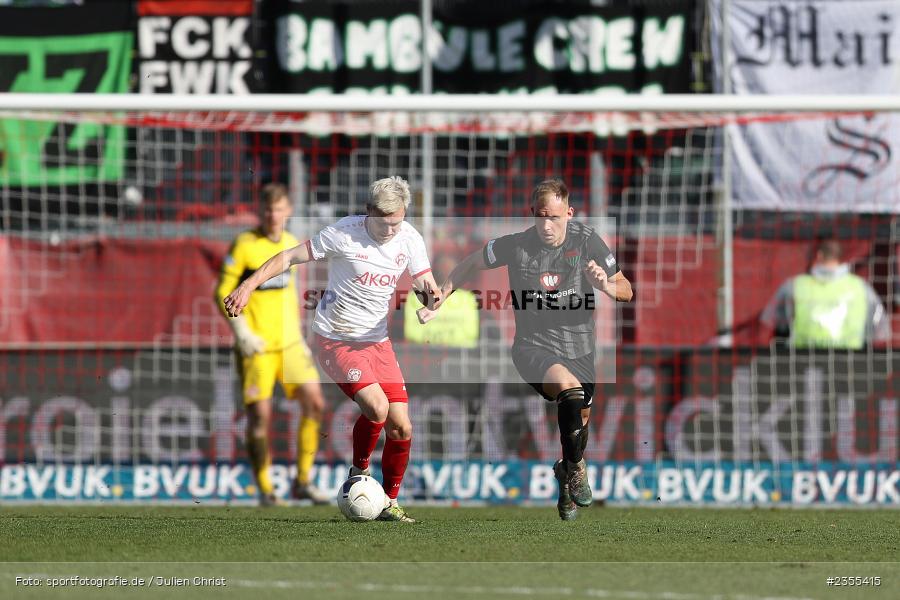 Thomas Haas, AKON Arena, Würzburg, 25.03.2023, sport, action, Fussball, BFV, 29. Spieltag, Derby, Regionalliga Bayern, FWK, FC05, 1. FC Schweinfurt, FC Würzburger Kickers - Bild-ID: 2355415