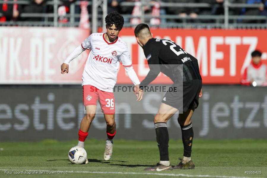 Andre Leipold, AKON Arena, Würzburg, 25.03.2023, sport, action, Fussball, BFV, 29. Spieltag, Derby, Regionalliga Bayern, FWK, FC05, 1. FC Schweinfurt, FC Würzburger Kickers - Bild-ID: 2355425