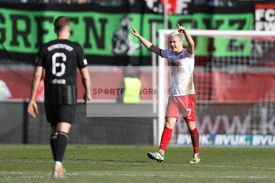 Thomas Haas, AKON Arena, Würzburg, 25.03.2023, sport, action, Fussball, BFV, 29. Spieltag, Derby, Regionalliga Bayern, FWK, FC05, 1. FC Schweinfurt, FC Würzburger Kickers - Bild-ID: 2355427