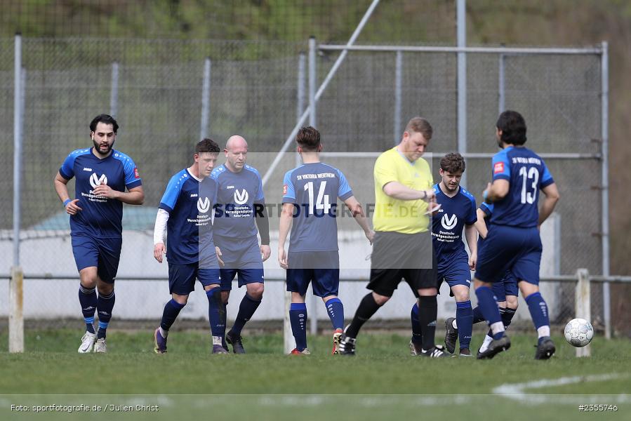 Torjubel, Okan Cirakoglu, Sportgelände FC Wertheim-Eichel, Wertheim, 26.03.2023, sport, action, Fussball, bfv, Kreisklasse B TBB, 21. Spieltag, SVW, FCW, SV Viktoria Wertheim, FC Wertheim-Eichel 2 - Bild-ID: 2355746