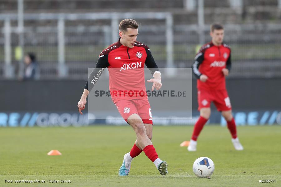 Marius Wegmann, AKON Arena, Würzburg, 28.03.2023, sport, action, Fussball, BFV, BFV-Verbandspokal Halbfinale, FVI, FWK, FV Illertissen, FC Würzburger Kickers - Bild-ID: 2355771