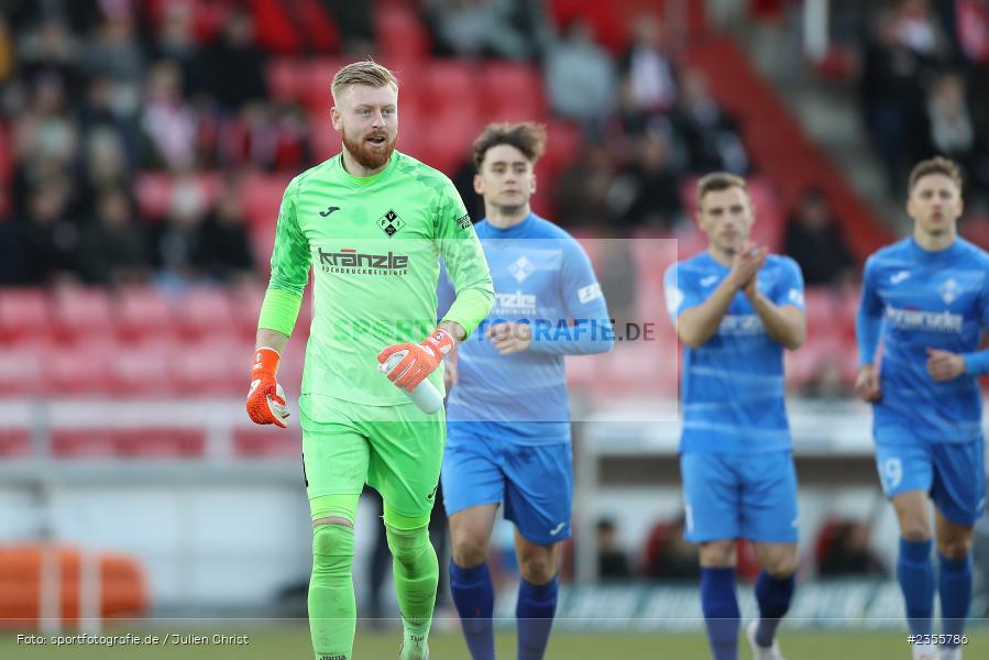 Felix Thiel, AKON Arena, Würzburg, 28.03.2023, sport, action, Fussball, BFV, BFV-Verbandspokal Halbfinale, FVI, FWK, FV Illertissen, FC Würzburger Kickers - Bild-ID: 2355786