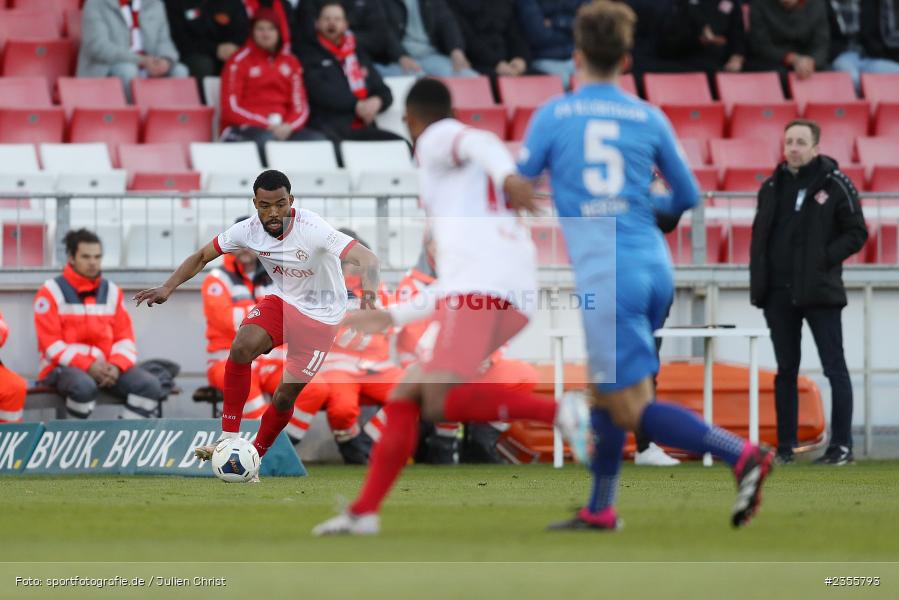 Fabrice Montcheu, AKON Arena, Würzburg, 28.03.2023, sport, action, Fussball, BFV, BFV-Verbandspokal Halbfinale, FVI, FWK, FV Illertissen, FC Würzburger Kickers - Bild-ID: 2355793