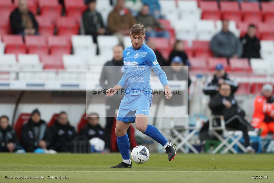 Hannes Pöschl, AKON Arena, Würzburg, 28.03.2023, sport, action, Fussball, BFV, BFV-Verbandspokal Halbfinale, FVI, FWK, FV Illertissen, FC Würzburger Kickers - Bild-ID: 2355795