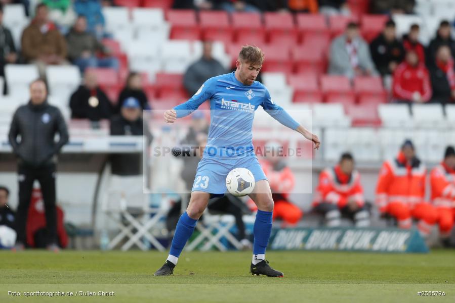 Hannes Pöschl, AKON Arena, Würzburg, 28.03.2023, sport, action, Fussball, BFV, BFV-Verbandspokal Halbfinale, FVI, FWK, FV Illertissen, FC Würzburger Kickers - Bild-ID: 2355796