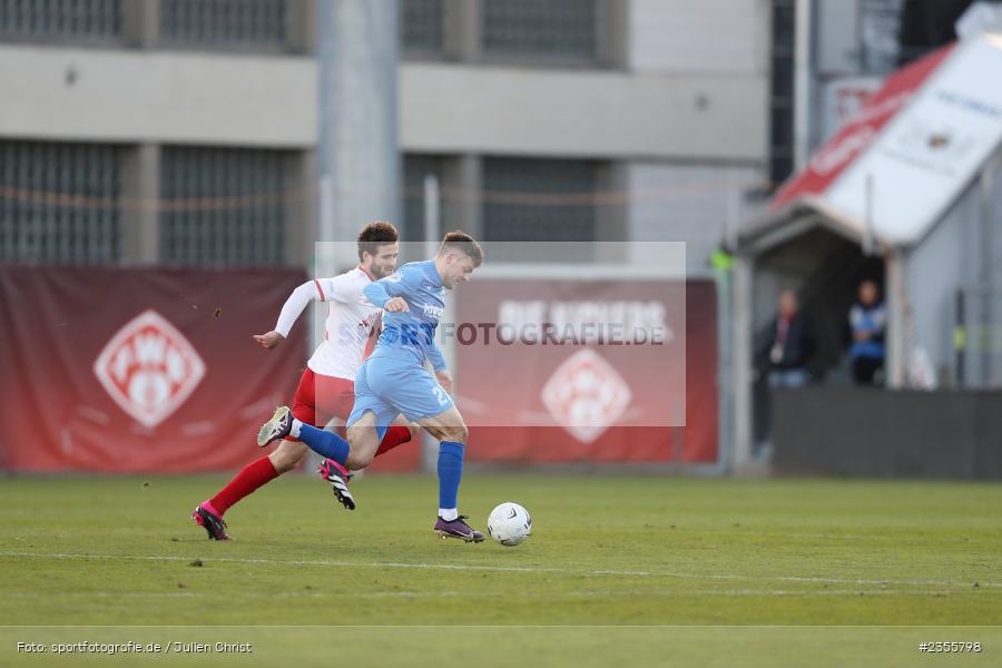 Hannes Pöschl, AKON Arena, Würzburg, 28.03.2023, sport, action, Fussball, BFV, BFV-Verbandspokal Halbfinale, FVI, FWK, FV Illertissen, FC Würzburger Kickers - Bild-ID: 2355798