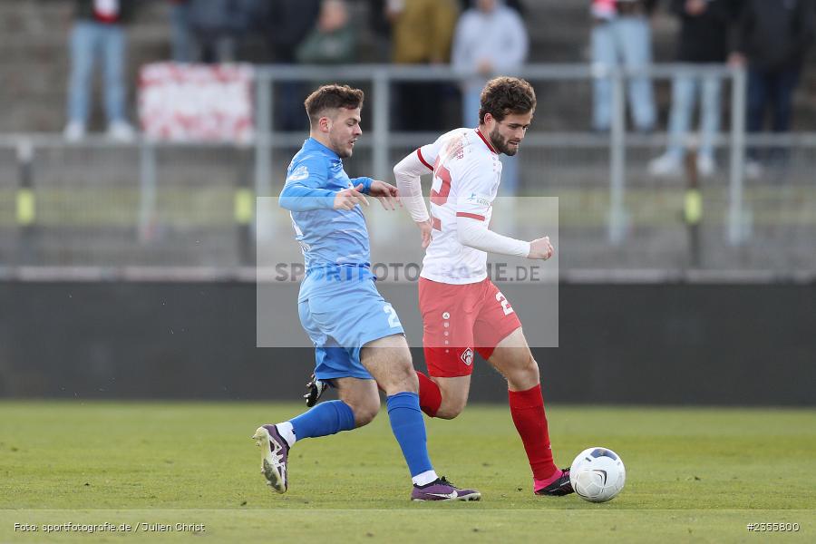 Hannes Pöschl, AKON Arena, Würzburg, 28.03.2023, sport, action, Fussball, BFV, BFV-Verbandspokal Halbfinale, FVI, FWK, FV Illertissen, FC Würzburger Kickers - Bild-ID: 2355800