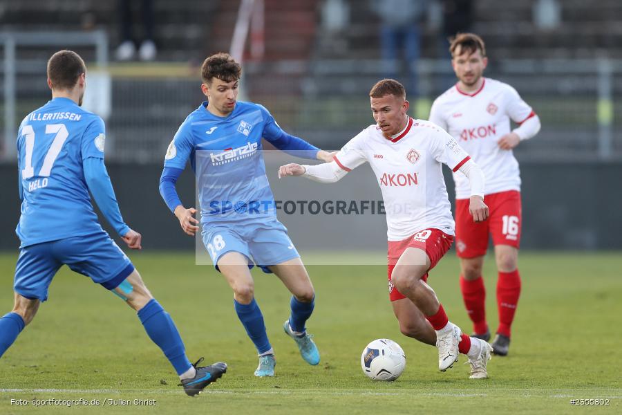 Benyas Solomon Junge-Abiol, AKON Arena, Würzburg, 28.03.2023, sport, action, Fussball, BFV, BFV-Verbandspokal Halbfinale, FVI, FWK, FV Illertissen, FC Würzburger Kickers - Bild-ID: 2355802