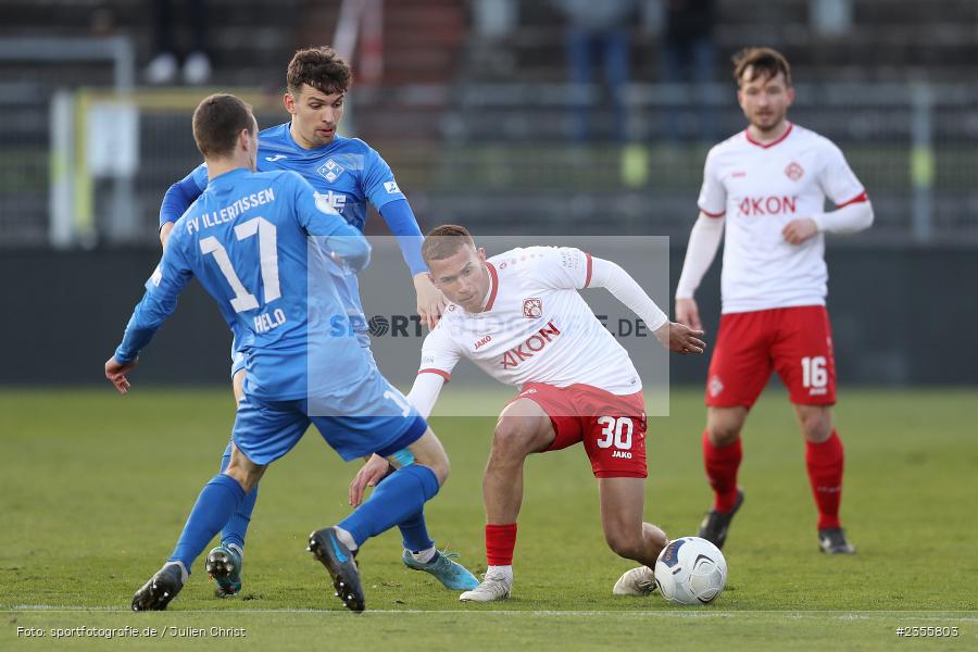 Benyas Solomon Junge-Abiol, AKON Arena, Würzburg, 28.03.2023, sport, action, Fussball, BFV, BFV-Verbandspokal Halbfinale, FVI, FWK, FV Illertissen, FC Würzburger Kickers - Bild-ID: 2355803