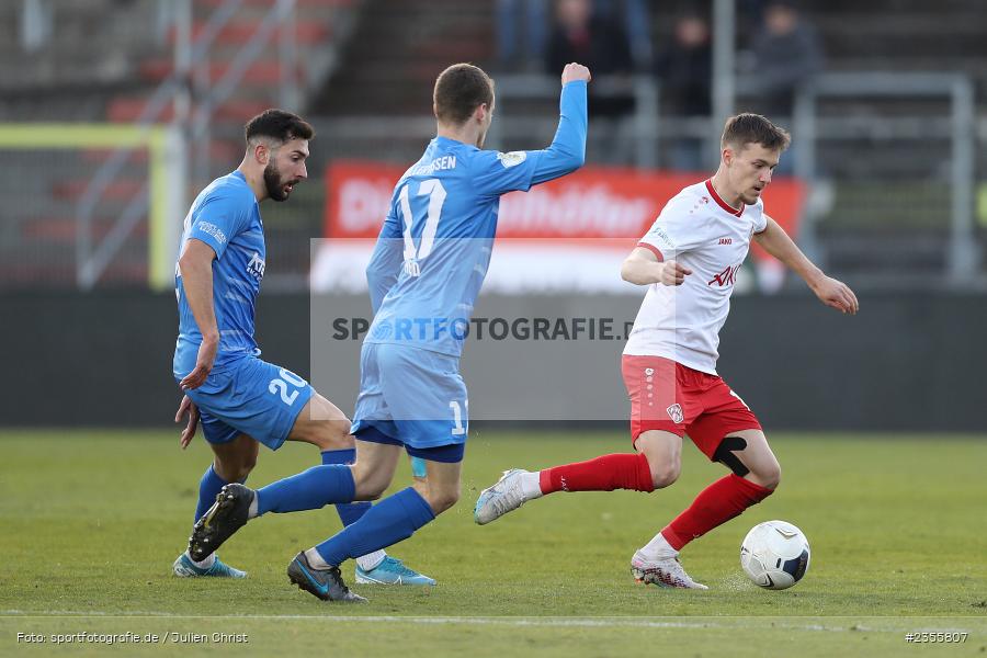 Maximilian Zaiser, AKON Arena, Würzburg, 28.03.2023, sport, action, Fussball, BFV, BFV-Verbandspokal Halbfinale, FVI, FWK, FV Illertissen, FC Würzburger Kickers - Bild-ID: 2355807