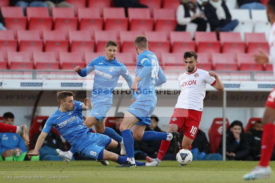 Dardan Karimani, AKON Arena, Würzburg, 28.03.2023, sport, action, Fussball, BFV, BFV-Verbandspokal Halbfinale, FVI, FWK, FV Illertissen, FC Würzburger Kickers - Bild-ID: 2355815