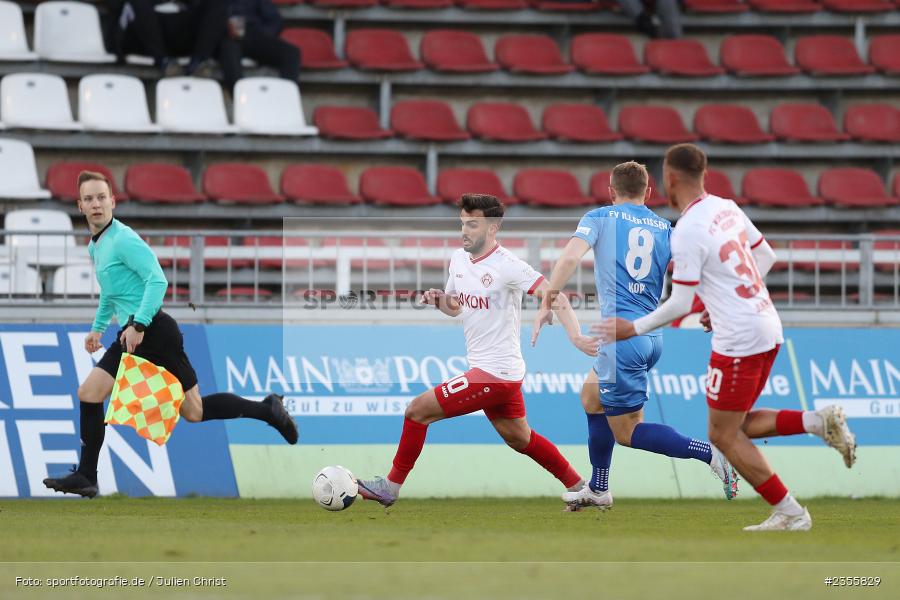 Dardan Karimani, AKON Arena, Würzburg, 28.03.2023, sport, action, Fussball, BFV, BFV-Verbandspokal Halbfinale, FVI, FWK, FV Illertissen, FC Würzburger Kickers - Bild-ID: 2355829