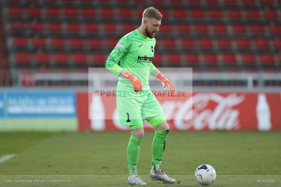Felix Thiel, AKON Arena, Würzburg, 28.03.2023, sport, action, Fussball, BFV, BFV-Verbandspokal Halbfinale, FVI, FWK, FV Illertissen, FC Würzburger Kickers - Bild-ID: 2355838