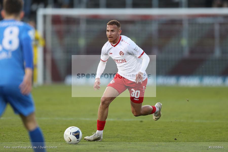 Benyas Solomon Junge-Abiol, AKON Arena, Würzburg, 28.03.2023, sport, action, Fussball, BFV, BFV-Verbandspokal Halbfinale, FVI, FWK, FV Illertissen, FC Würzburger Kickers - Bild-ID: 2355846
