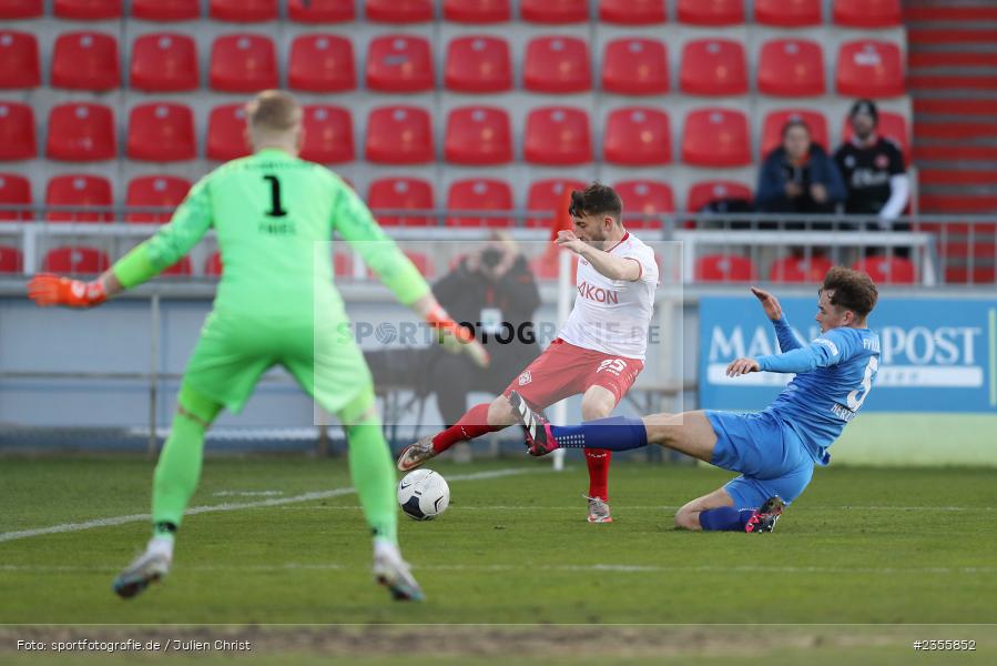 Dominik Meisel, AKON Arena, Würzburg, 28.03.2023, sport, action, Fussball, BFV, BFV-Verbandspokal Halbfinale, FVI, FWK, FV Illertissen, FC Würzburger Kickers - Bild-ID: 2355852