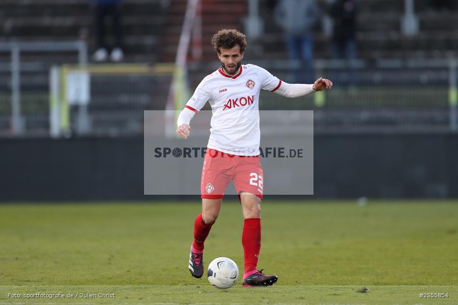 Daniel Hägele, AKON Arena, Würzburg, 28.03.2023, sport, action, Fussball, BFV, BFV-Verbandspokal Halbfinale, FVI, FWK, FV Illertissen, FC Würzburger Kickers - Bild-ID: 2355854