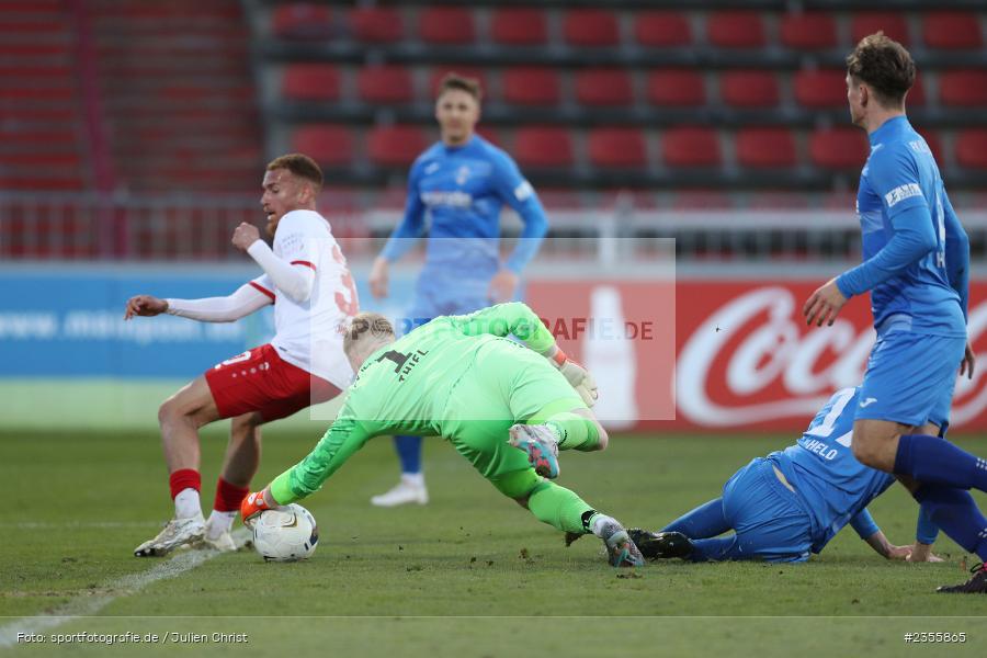 Felix Thiel, AKON Arena, Würzburg, 28.03.2023, sport, action, Fussball, BFV, BFV-Verbandspokal Halbfinale, FVI, FWK, FV Illertissen, FC Würzburger Kickers - Bild-ID: 2355865