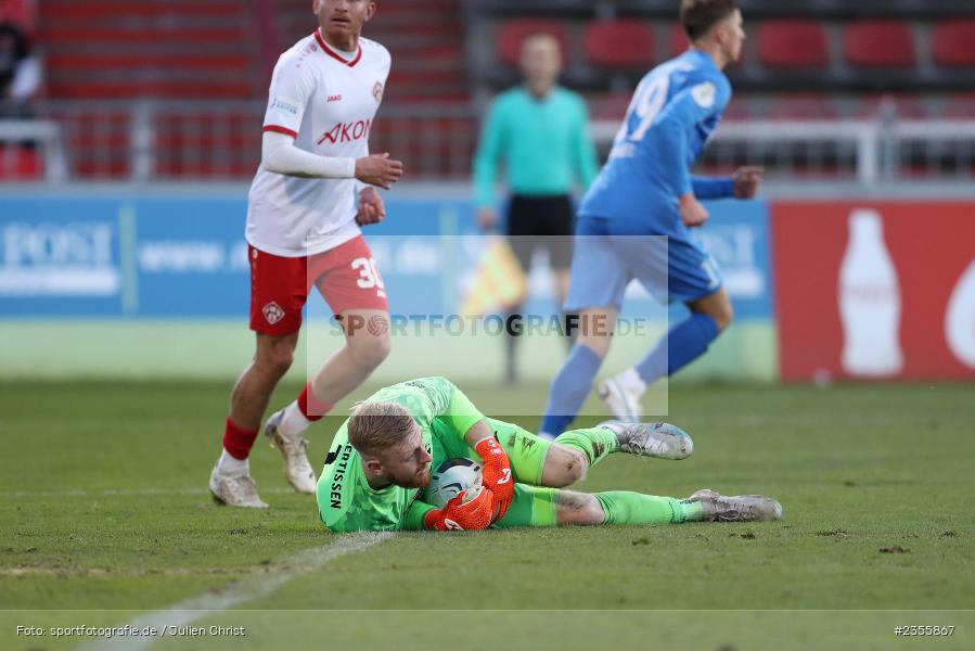 Felix Thiel, AKON Arena, Würzburg, 28.03.2023, sport, action, Fussball, BFV, BFV-Verbandspokal Halbfinale, FVI, FWK, FV Illertissen, FC Würzburger Kickers - Bild-ID: 2355867