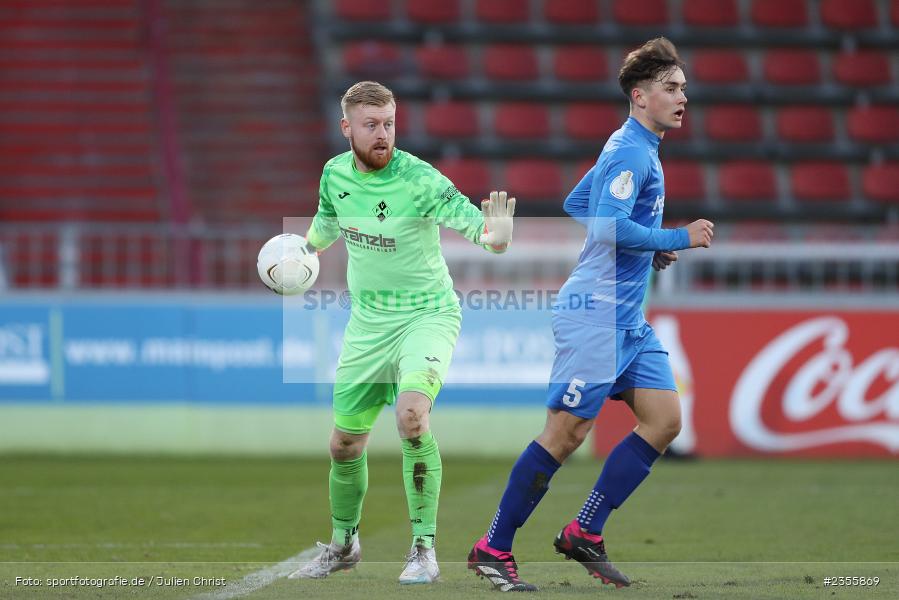 Felix Thiel, AKON Arena, Würzburg, 28.03.2023, sport, action, Fussball, BFV, BFV-Verbandspokal Halbfinale, FVI, FWK, FV Illertissen, FC Würzburger Kickers - Bild-ID: 2355869