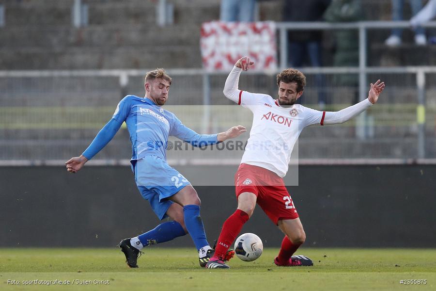 Hannes Pöschl, AKON Arena, Würzburg, 28.03.2023, sport, action, Fussball, BFV, BFV-Verbandspokal Halbfinale, FVI, FWK, FV Illertissen, FC Würzburger Kickers - Bild-ID: 2355875