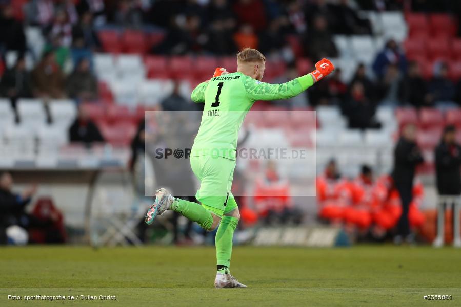 Felix Thiel, AKON Arena, Würzburg, 28.03.2023, sport, action, Fussball, BFV, BFV-Verbandspokal Halbfinale, FVI, FWK, FV Illertissen, FC Würzburger Kickers - Bild-ID: 2355881